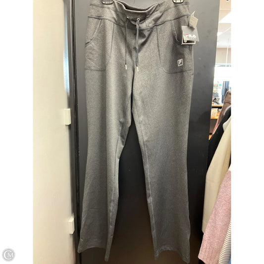 Athletic Pants By Fila In Grey, Size: L