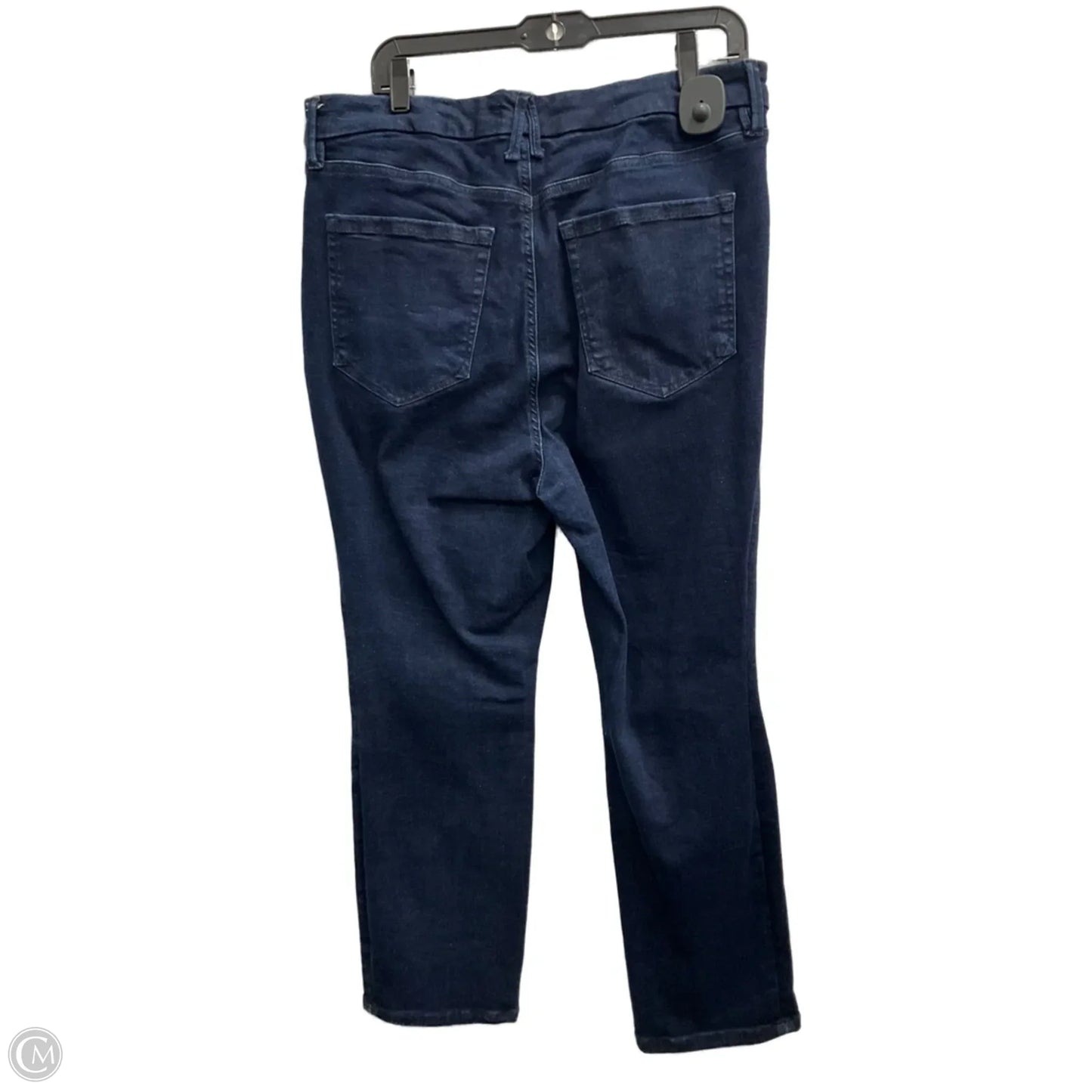 Jeans Straight By Good American In Blue Denim, Size: 14