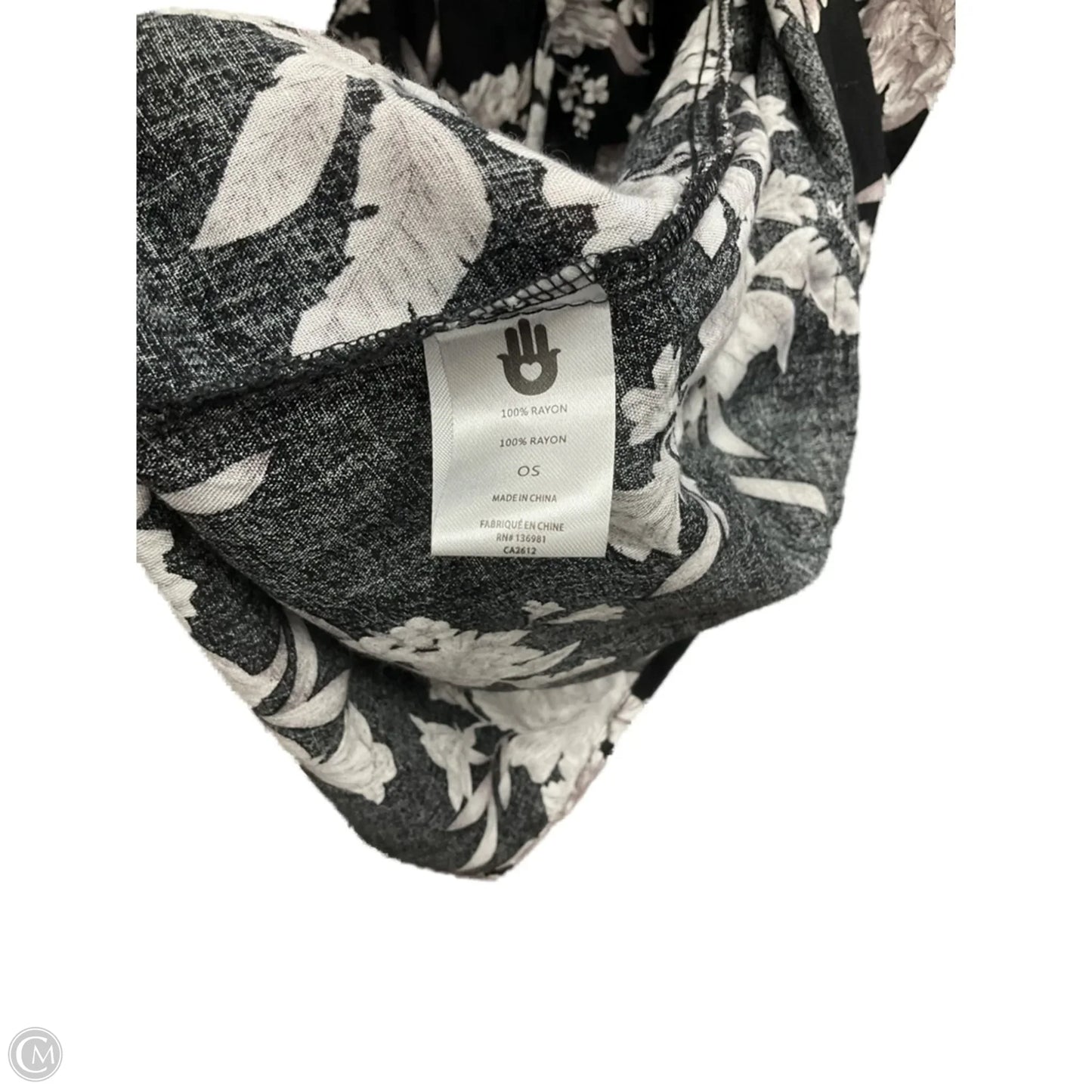 Kimono By Spiritual Gangster In Floral Print, Size: Osfm