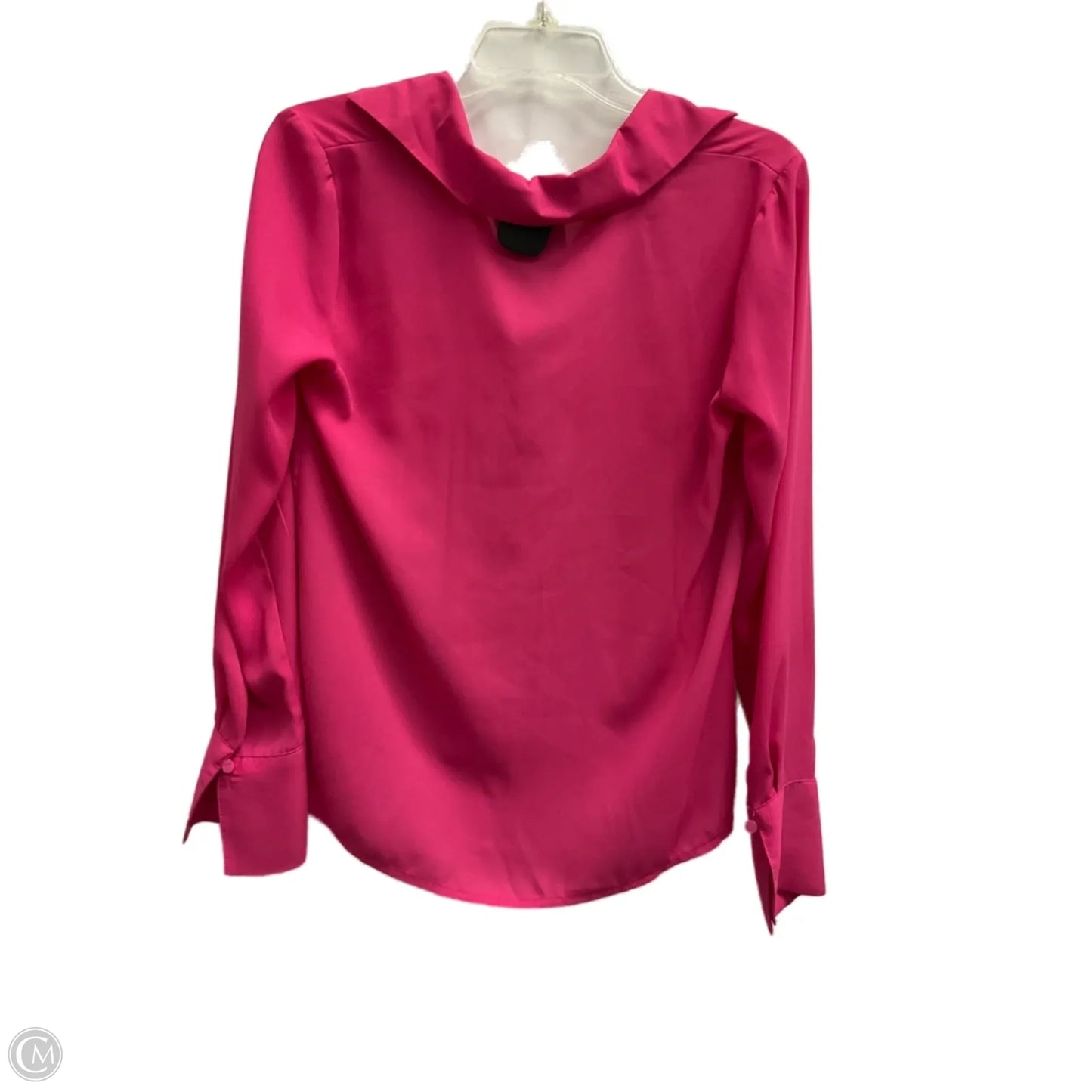 Blouse Long Sleeve By Worthington In Pink, Size: Xs