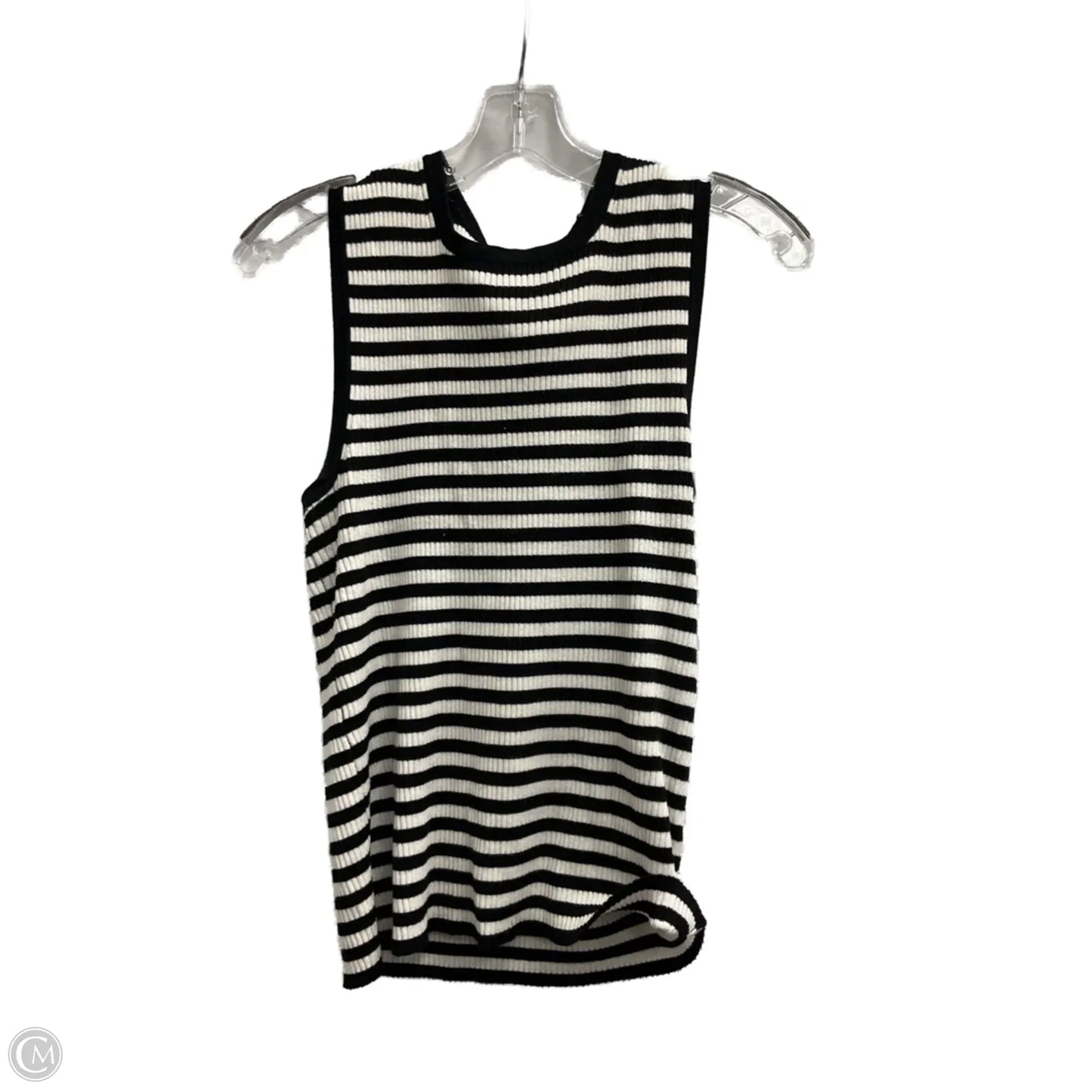 Top Sleeveless By Truth In Striped Pattern, Size: M