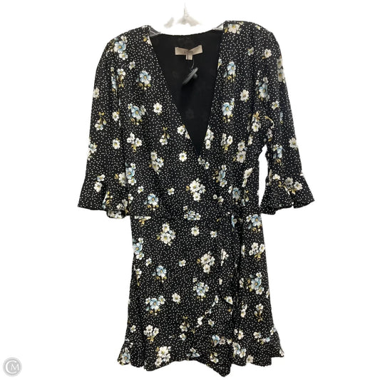 Dress Casual Midi By Loft In Black, Size: 4