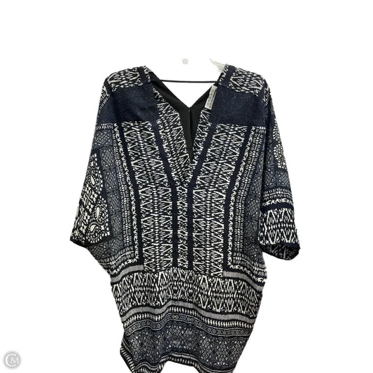 Top Short Sleeve By Rose And Olive In Blue, Size: 1x