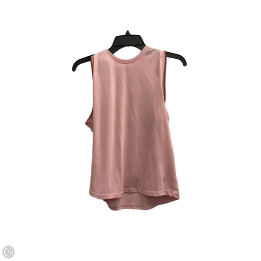 Athletic Tank Top By Nike Apparel In Pink, Size: L