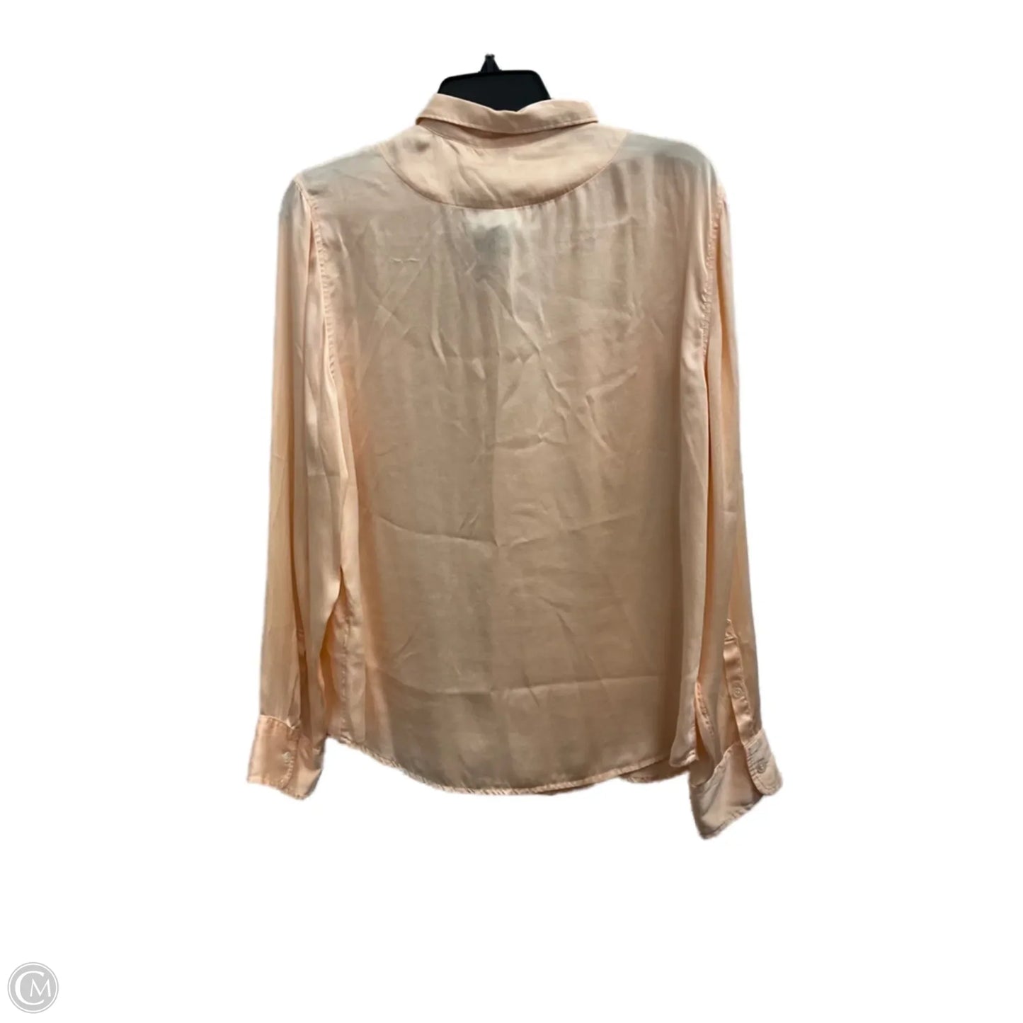 Blouse Long Sleeve By J. Crew In Peach, Size: 14