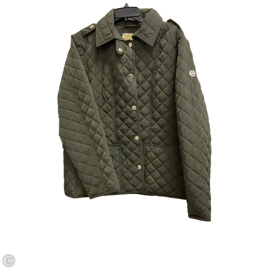 Jacket Puffer & Quilted By Michael By Michael Kors In Green, Size: Xl
