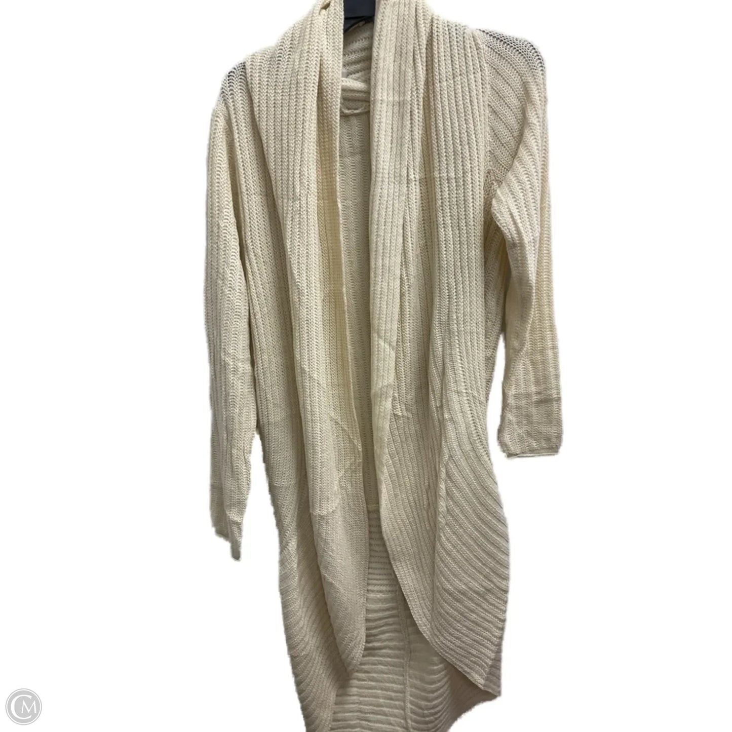 Cardigan By Clothes Mentor In Cream, Size: L