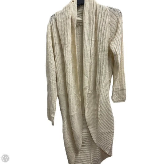 Cardigan By Clothes Mentor In Cream, Size: L