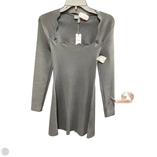 Dress Party Midi By Express In Black, Size: Xs