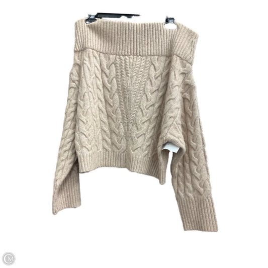 Sweater By Express In Tan, Size: S