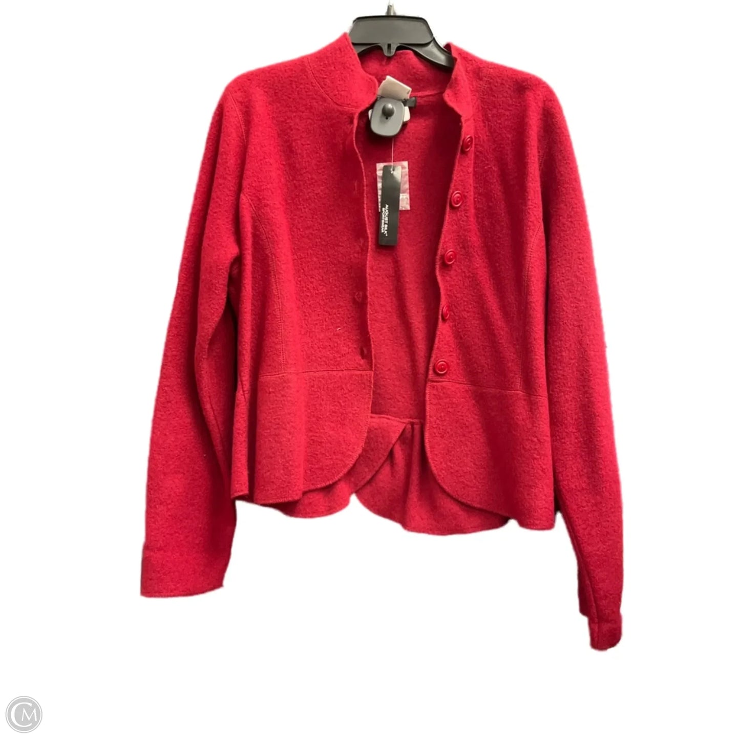 Cardigan By August Silk In Red, Size: L