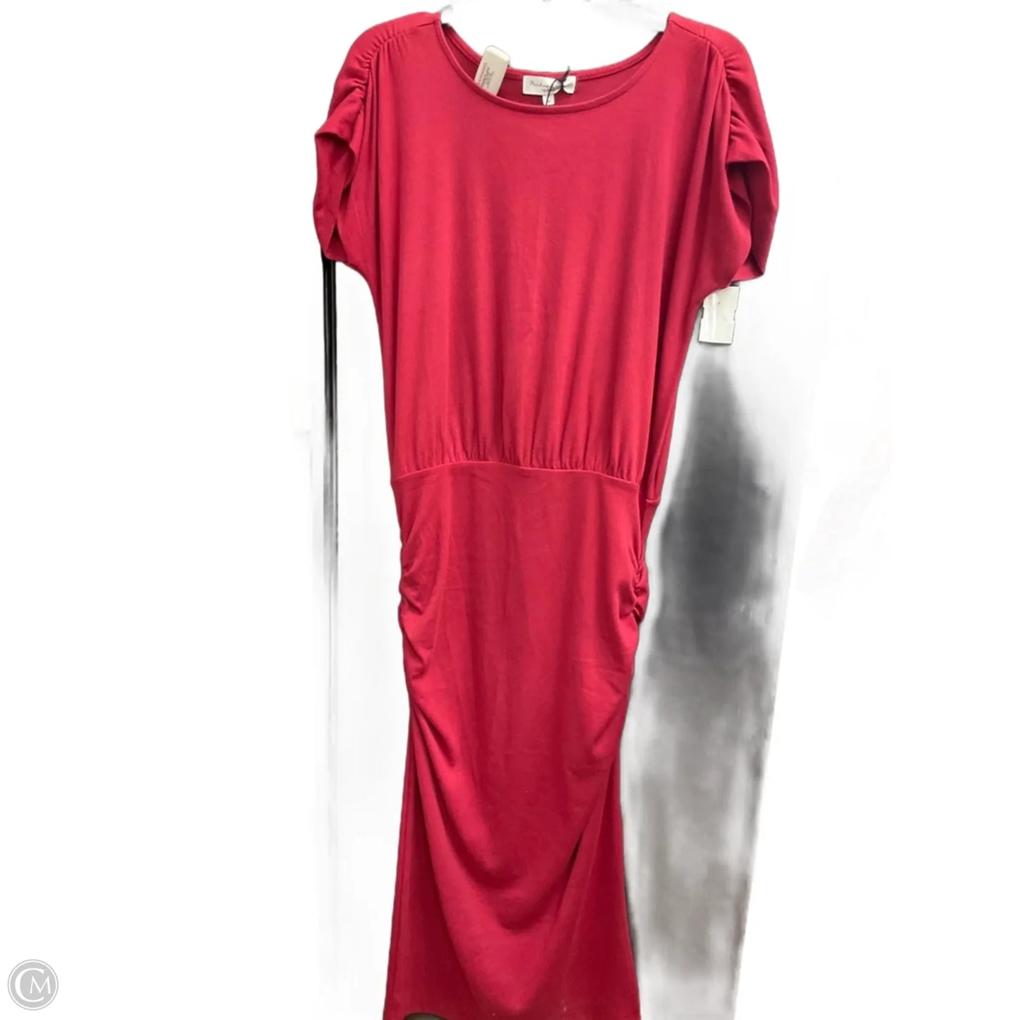 Dress Casual Midi By Michael Stars In Red, Size: M
