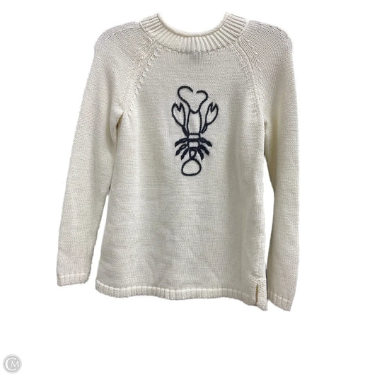 Sweater By Talbots In White, Size: Sp