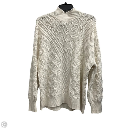 Sweater By Talbots In Cream, Size: Xl