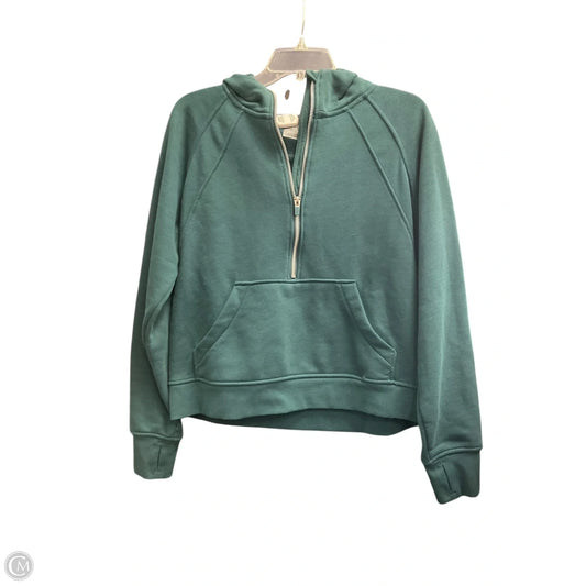 Sweatshirt Hoodie By Danskin In Teal, Size: M