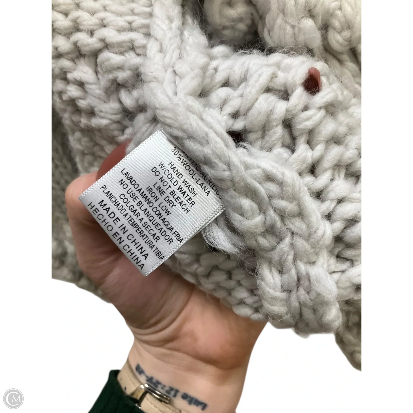 Cardigan By &merci In Grey, Size: S