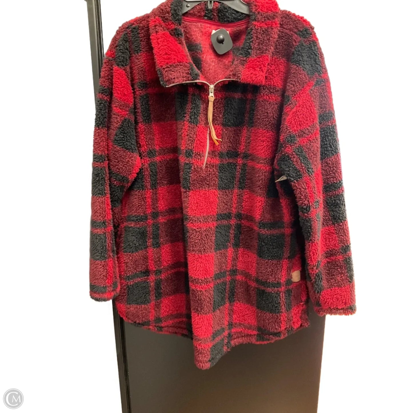 Jacket Faux Fur & Sherpa By Maurices In Plaid Pattern, Size: Xxl