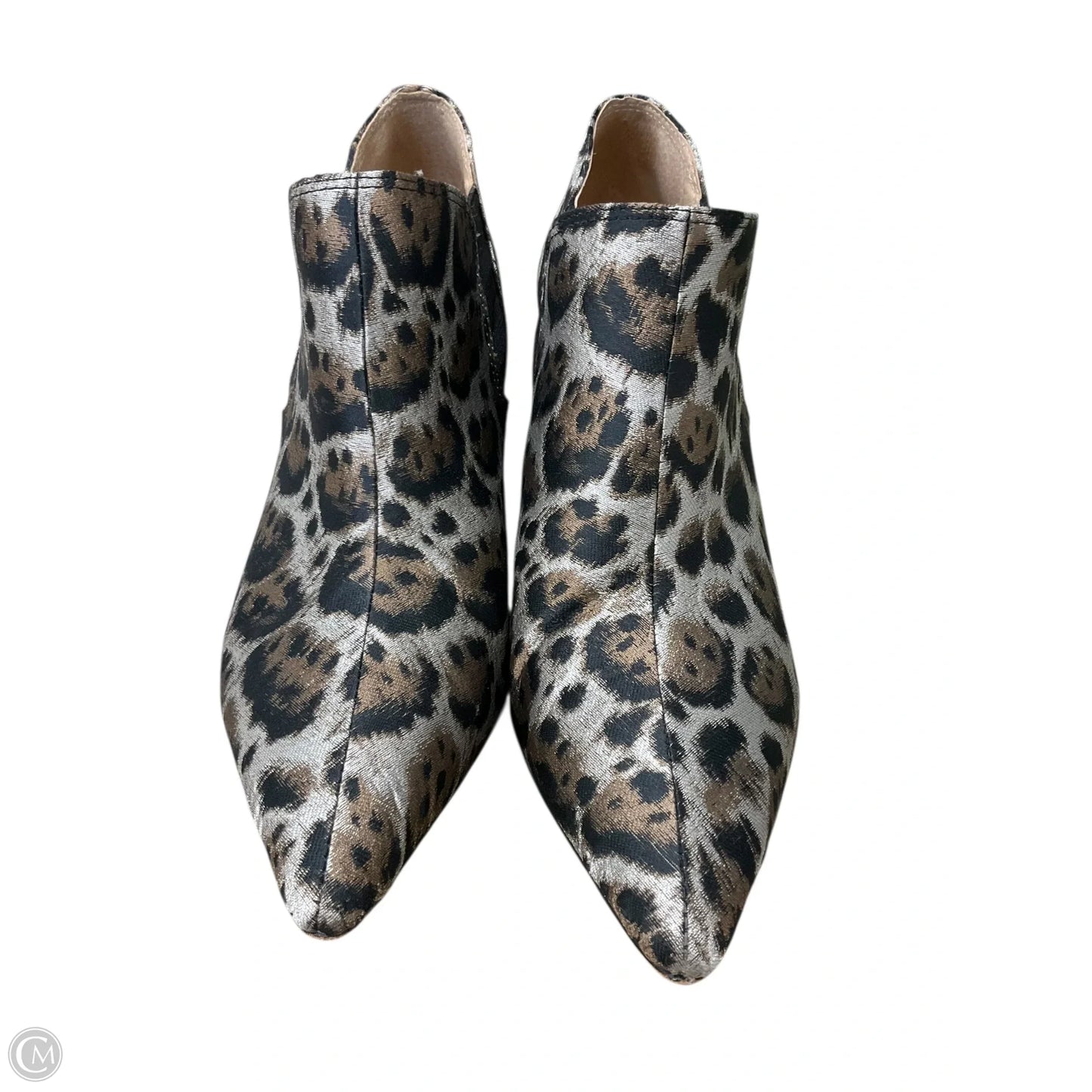 Boots Ankle Heels By Antonio Melani In Animal Print, Size: 7