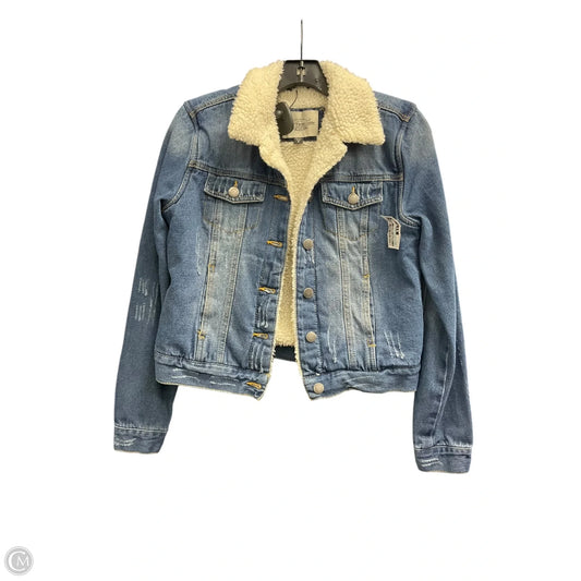 Jacket Denim By Clothes Mentor In Blue Denim, Size: S