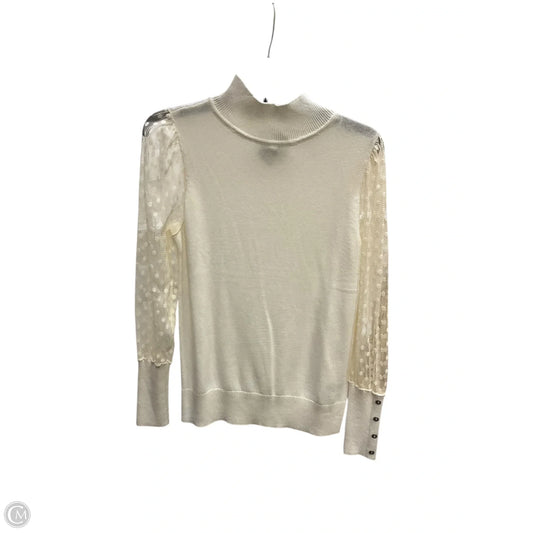 Top Long Sleeve By Talbots In White, Size: S