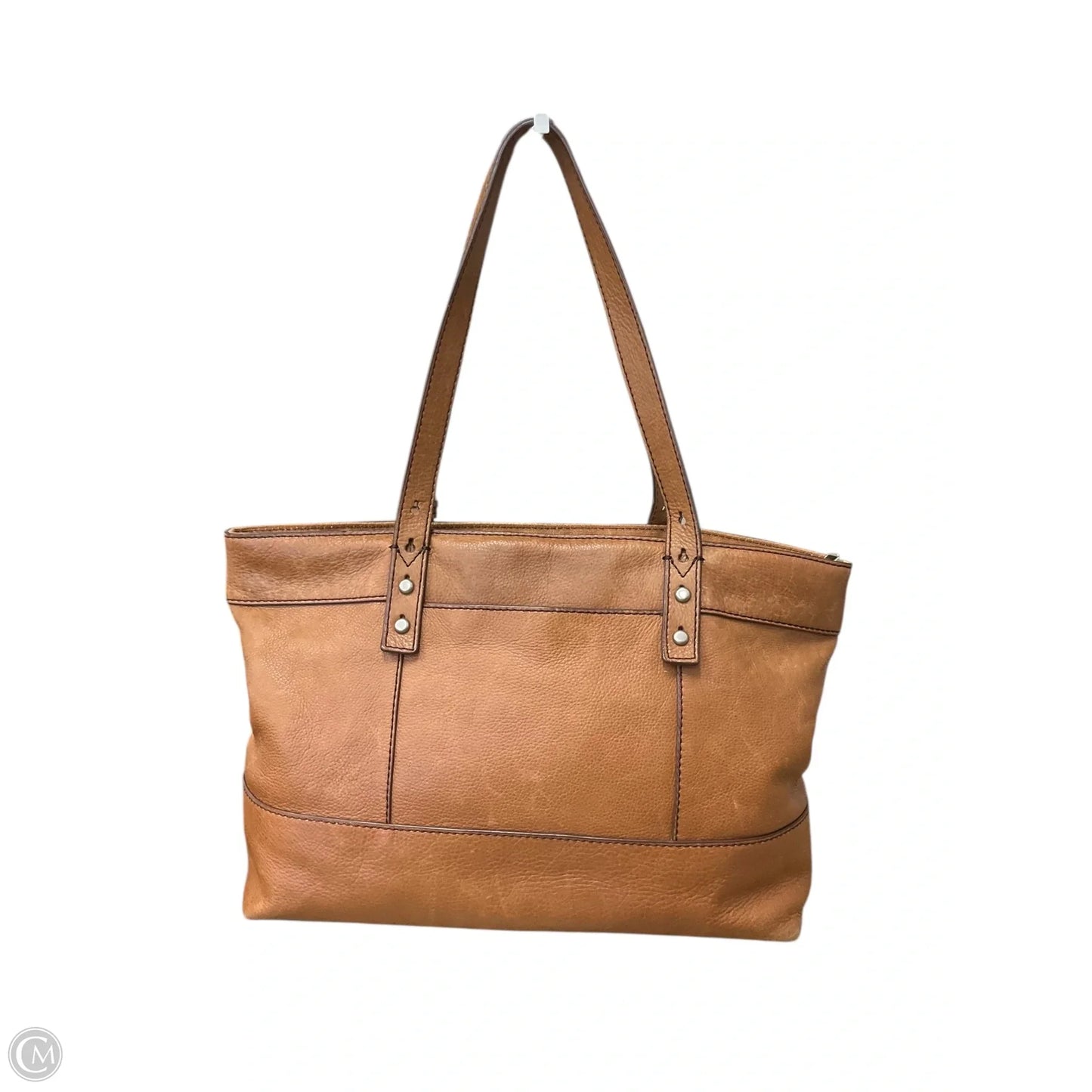 Handbag Leather By Fossil, Size: Large