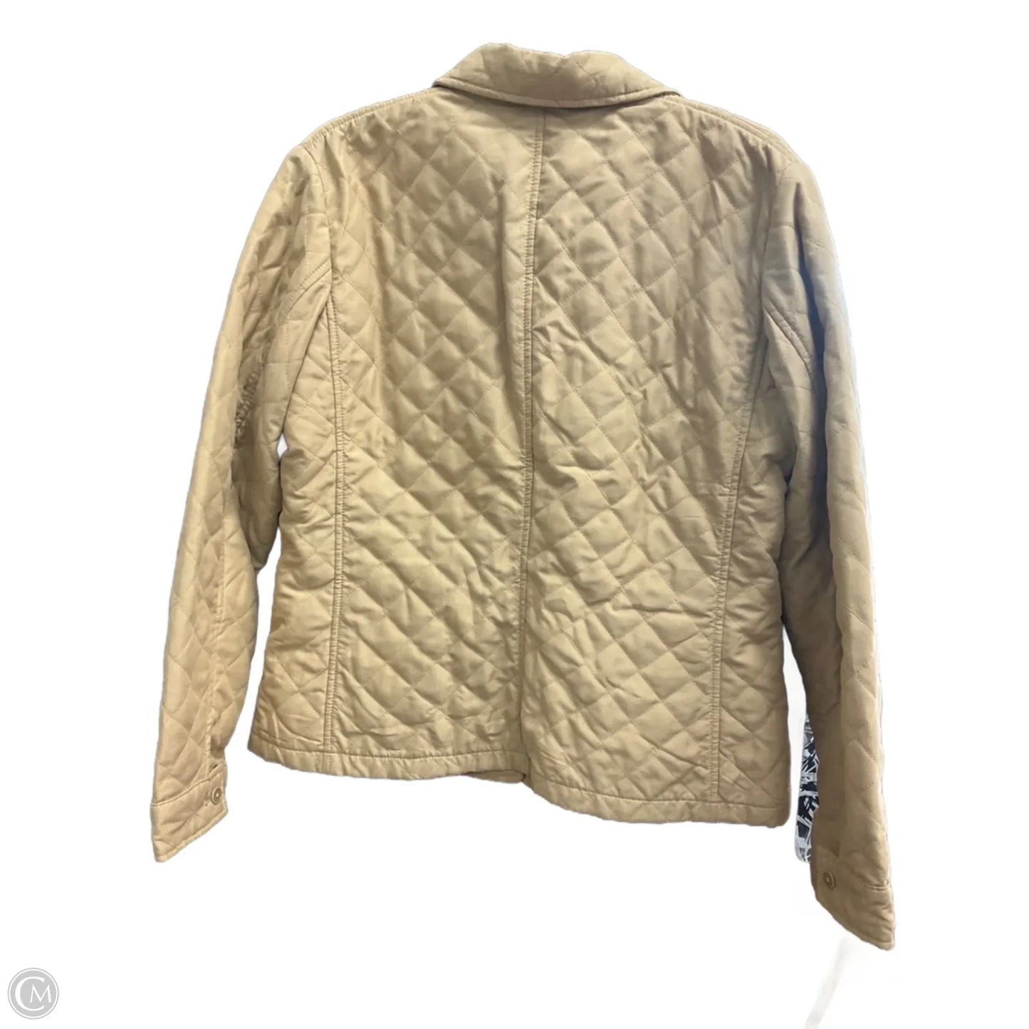 Jacket Puffer & Quilted By Ralph Lauren In Beige, Size: L