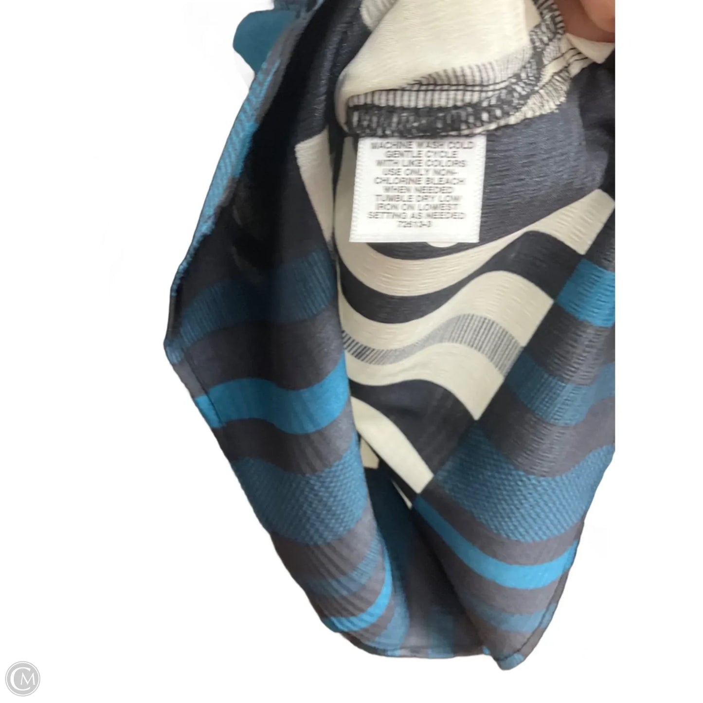 Top 3/4 Sleeve By Liz Claiborne In Teal, Size: S