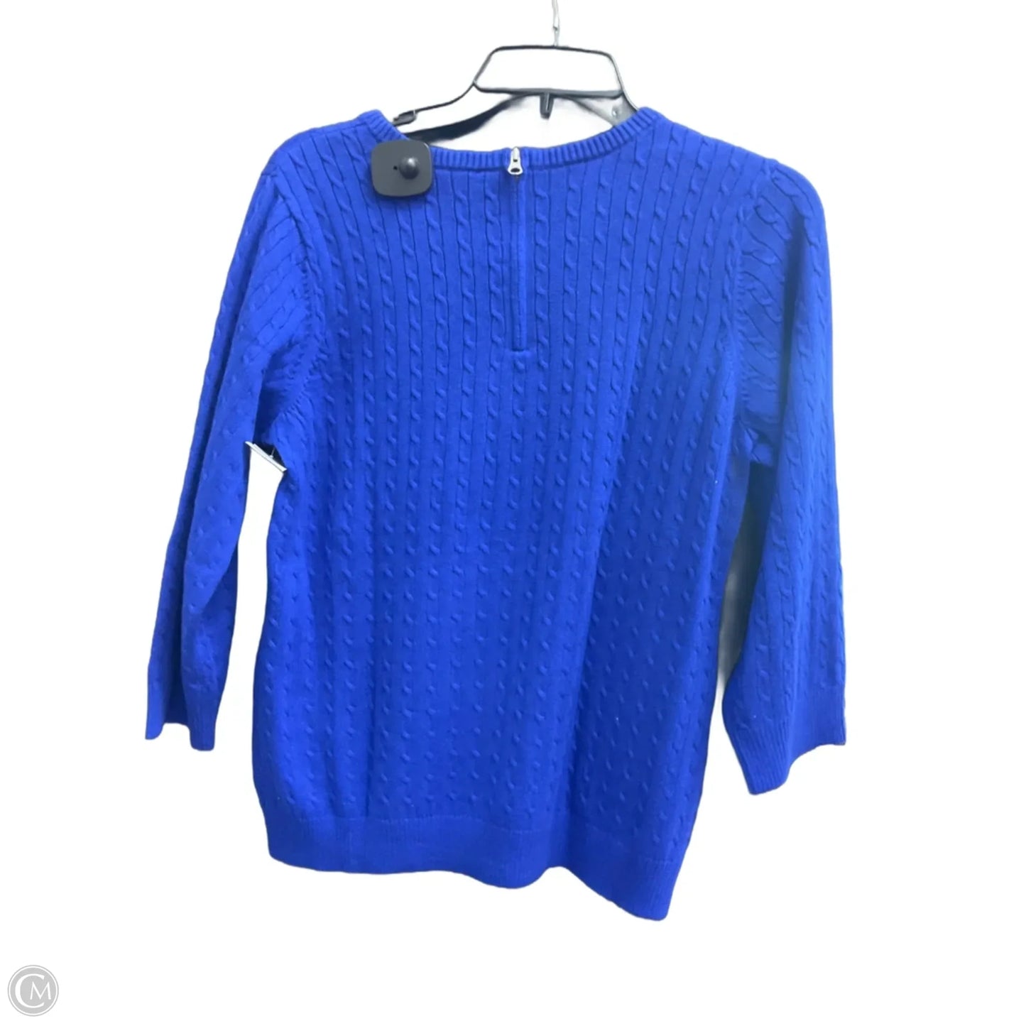 Top 3/4 Sleeve By Limited In Blue, Size: L