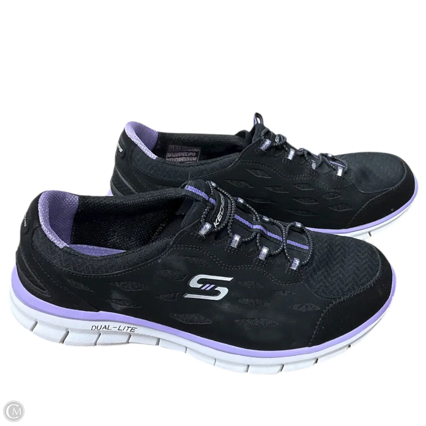 Shoes Athletic By Skechers In Black, Size: 7.5