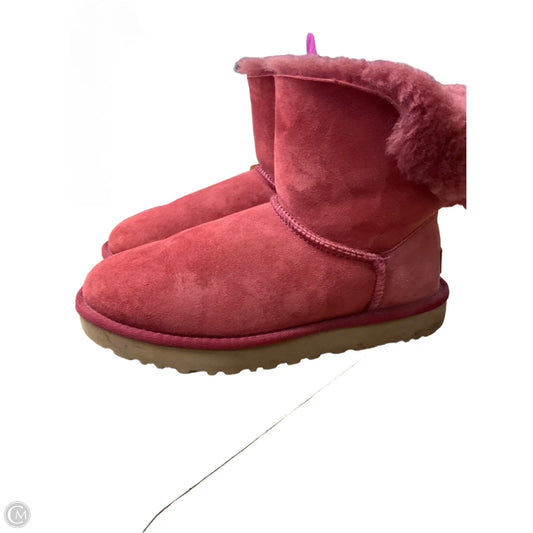 Boots Designer By Ugg In Pink, Size: 7