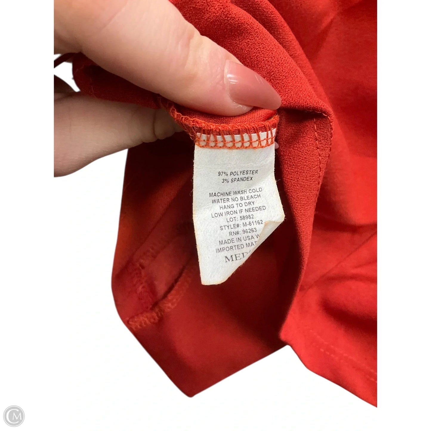 Vest Other By Cme In Red, Size: M