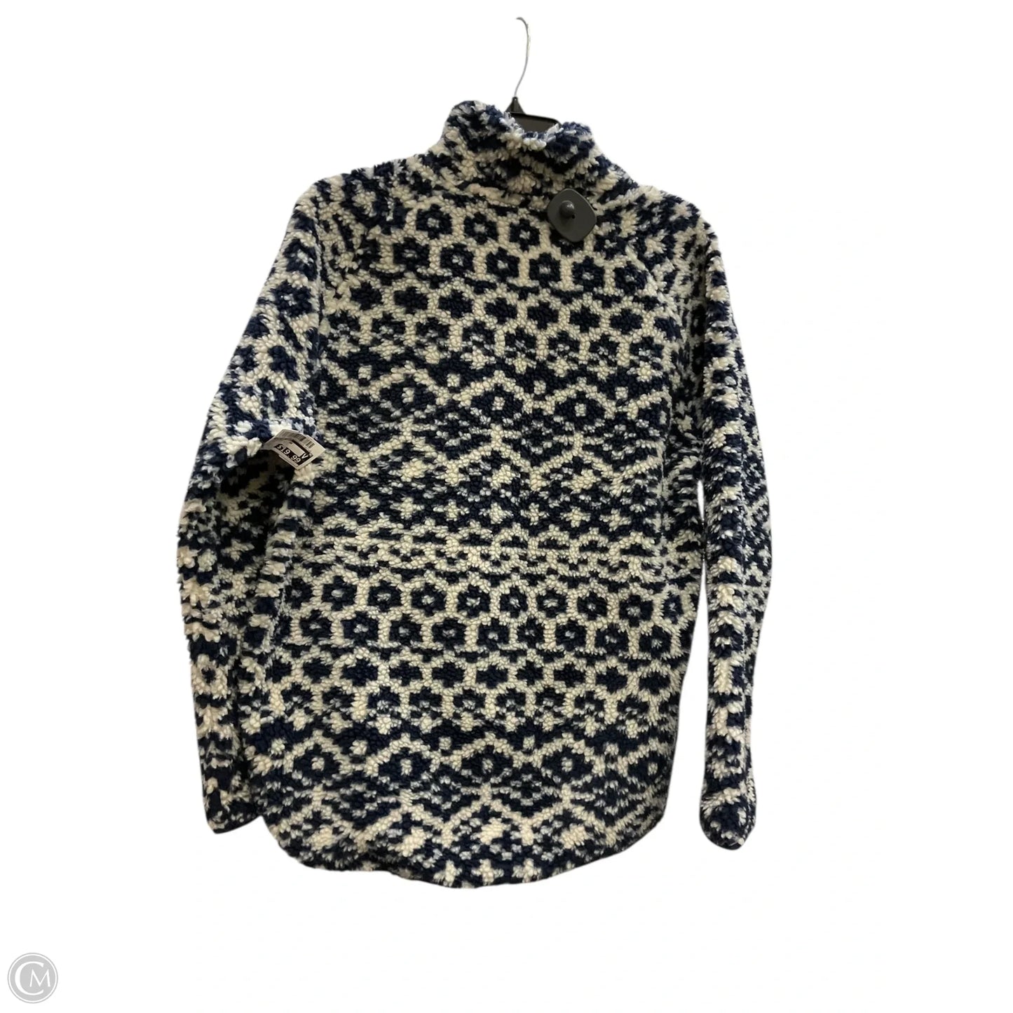 Sweatshirt Collar By Vineyard Vines In Blue, Size: M