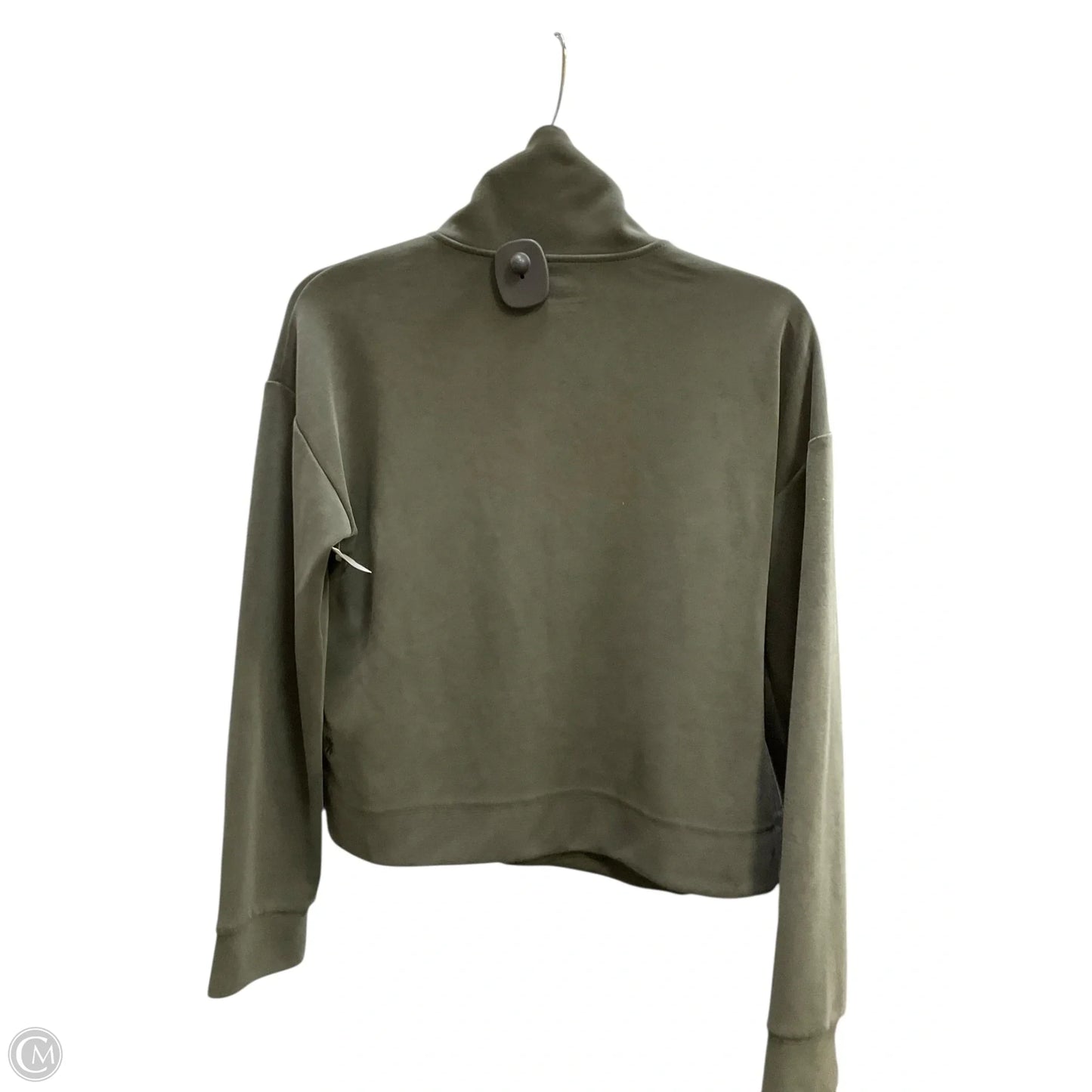Athletic Top Long Sleeve Collar By Athleta In Green, Size: Sp