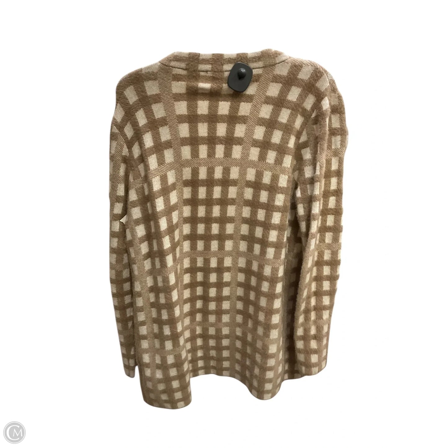 Cardigan By Belldini In Checkered Pattern, Size: M