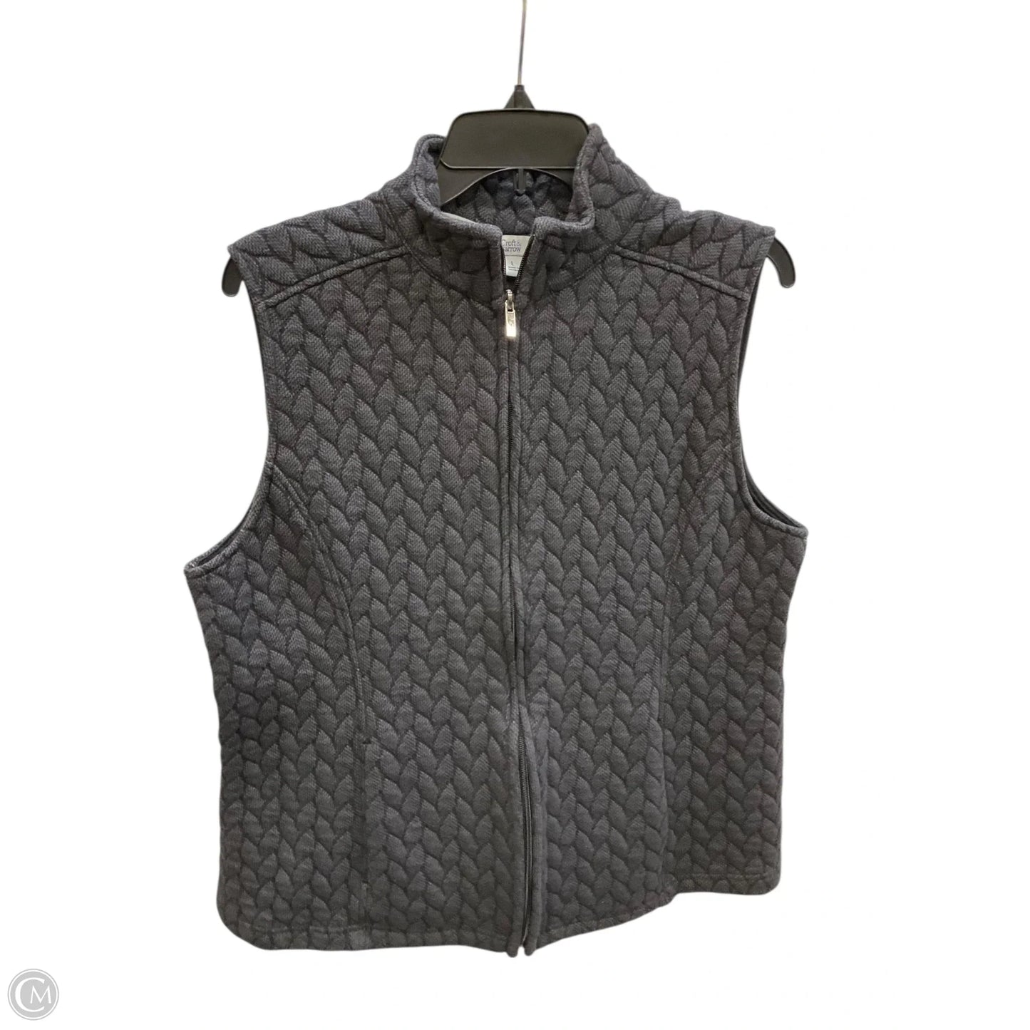 Vest Other By Croft And Barrow In Grey, Size: L