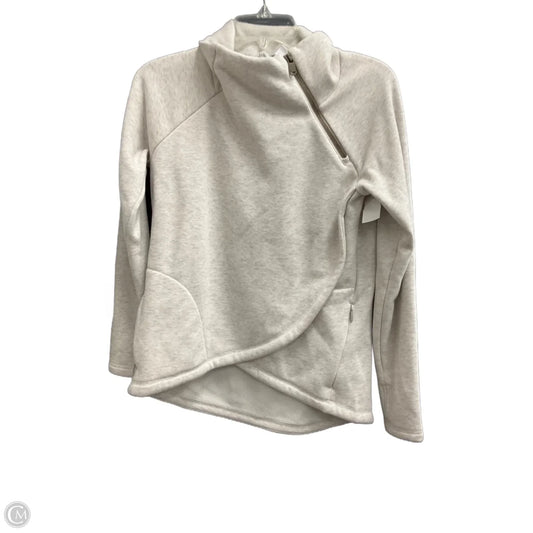 Athletic Top Long Sleeve Collar By Athleta In Grey, Size: Xsp