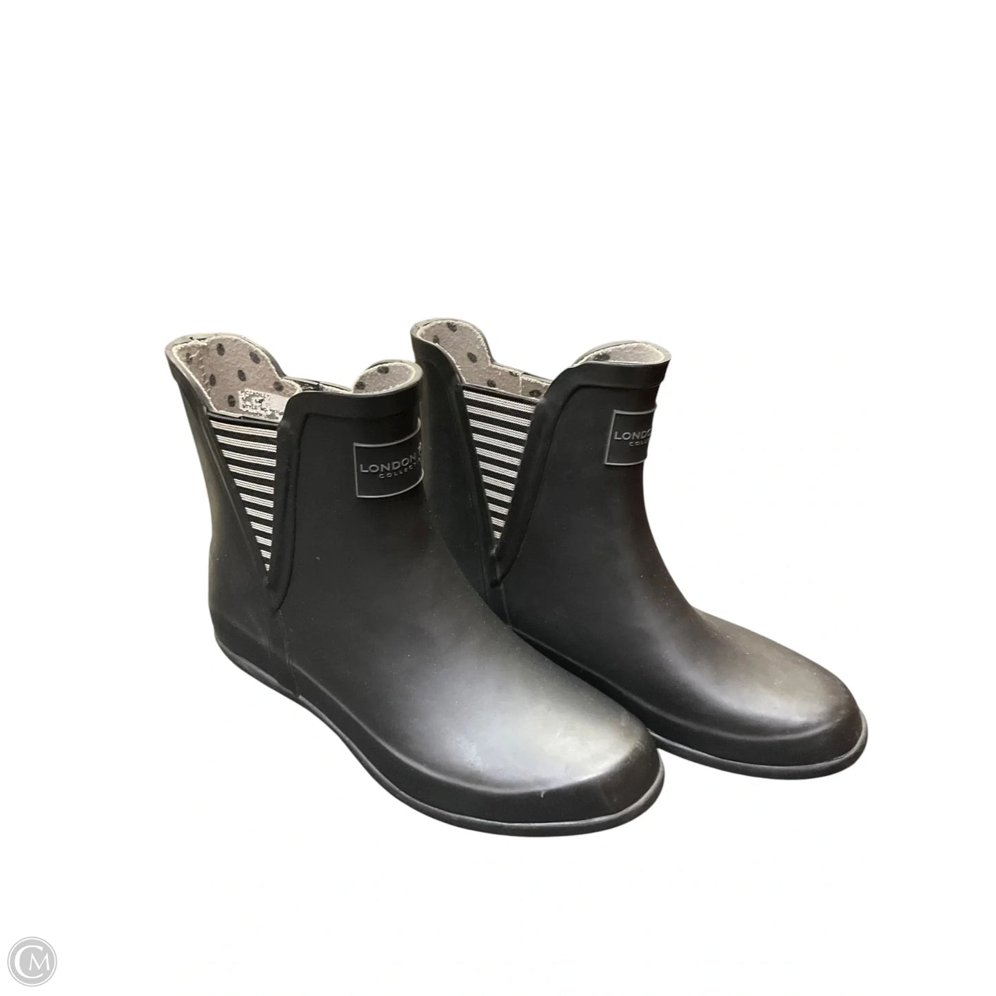 Boots Rain By London Fog In Black, Size: 6