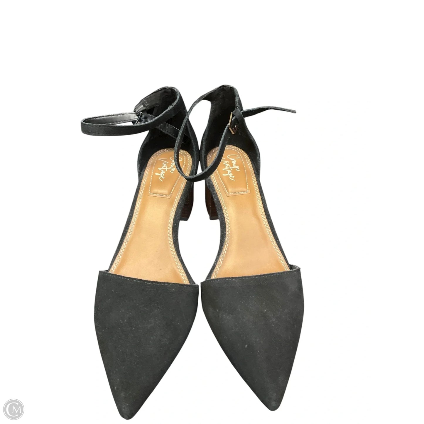 Shoes Heels Kitten By Crown Vintage In Black, Size: 8