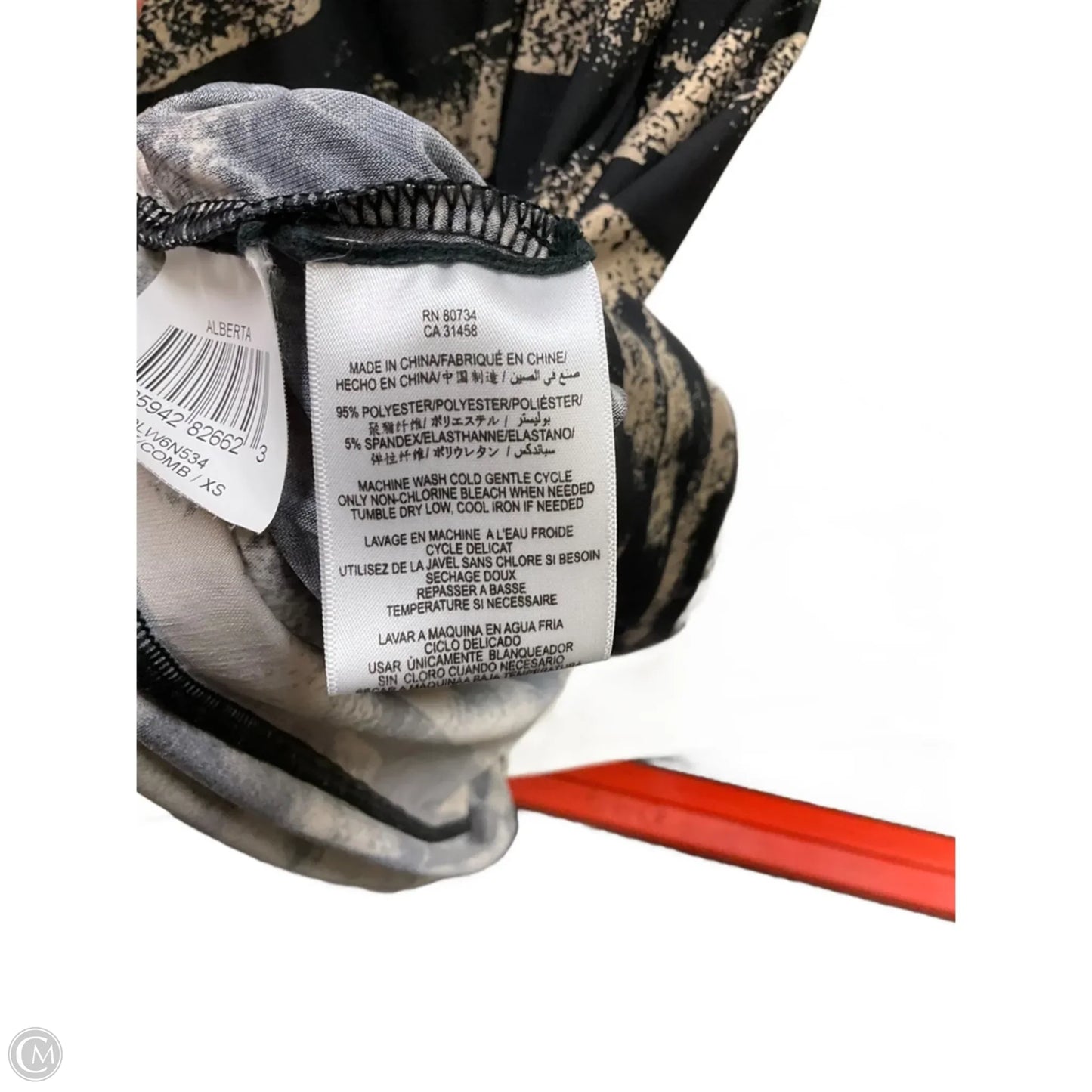 Dress Casual Short By Bcbgmaxazria In Black & Brown, Size: Xs