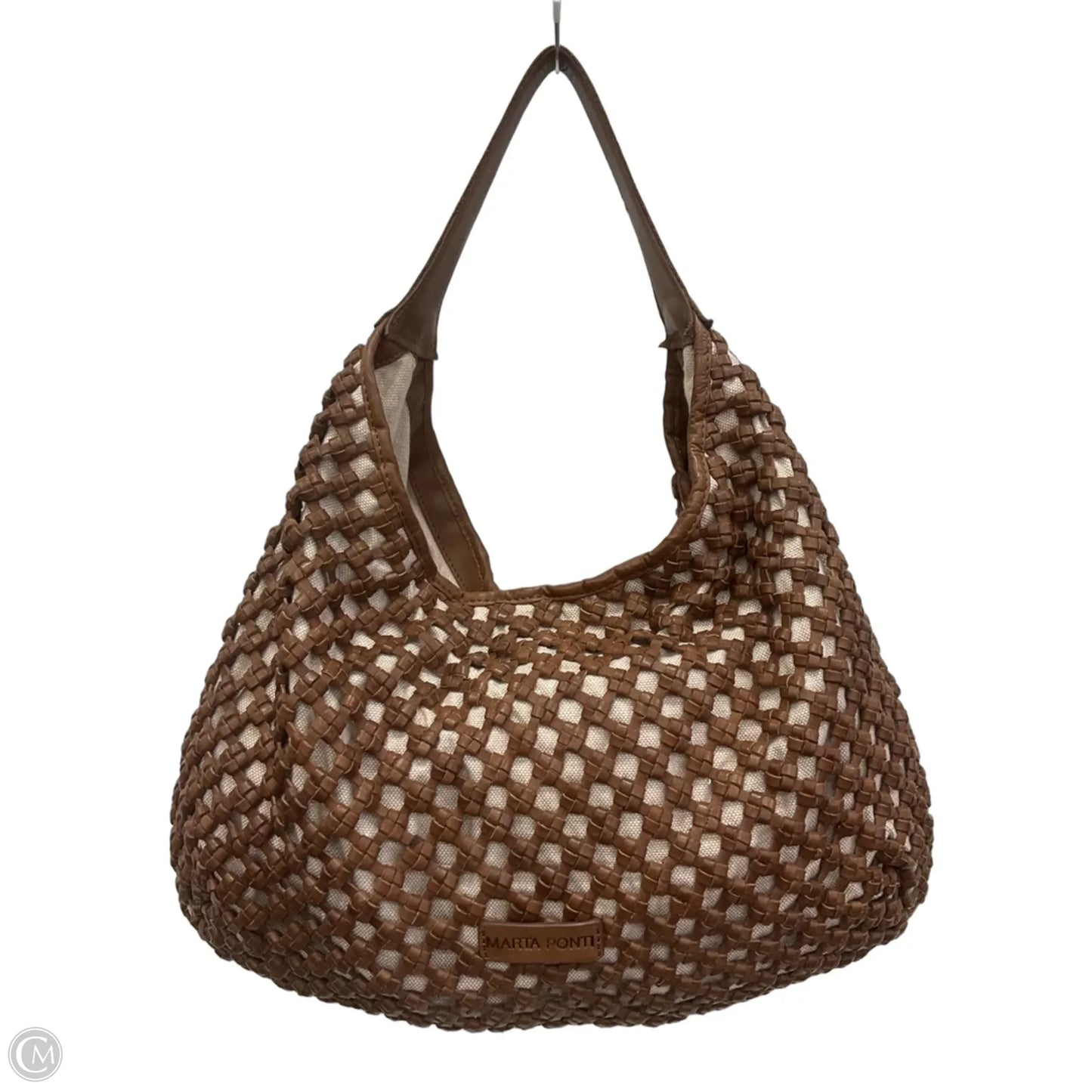 Handbag Leather By Cmc, Size: Large