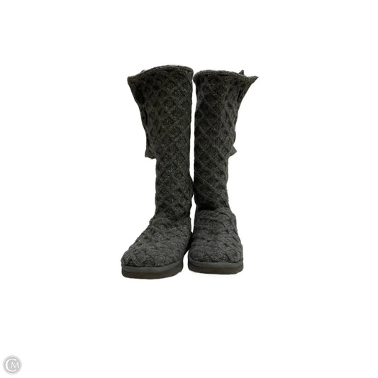 Boots Designer By Ugg In Grey, Size: 8