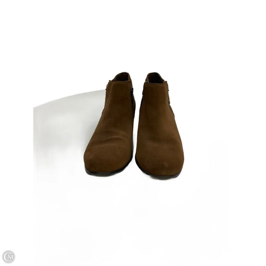 Boots Ankle Flats By Sam Edelman In Brown, Size: 9