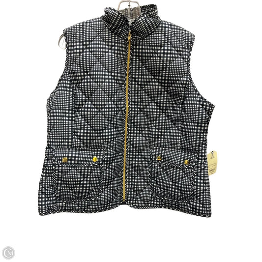 Vest Puffer & Quilted By St Johns Bay In Checkered Pattern, Size: Xl