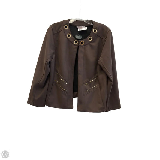 Blazer By Allison Daley In Brown, Size: Sp