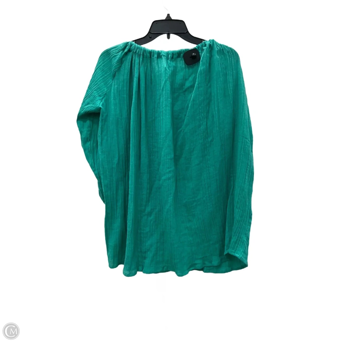Top Long Sleeve By Vitamin A In Green, Size: L