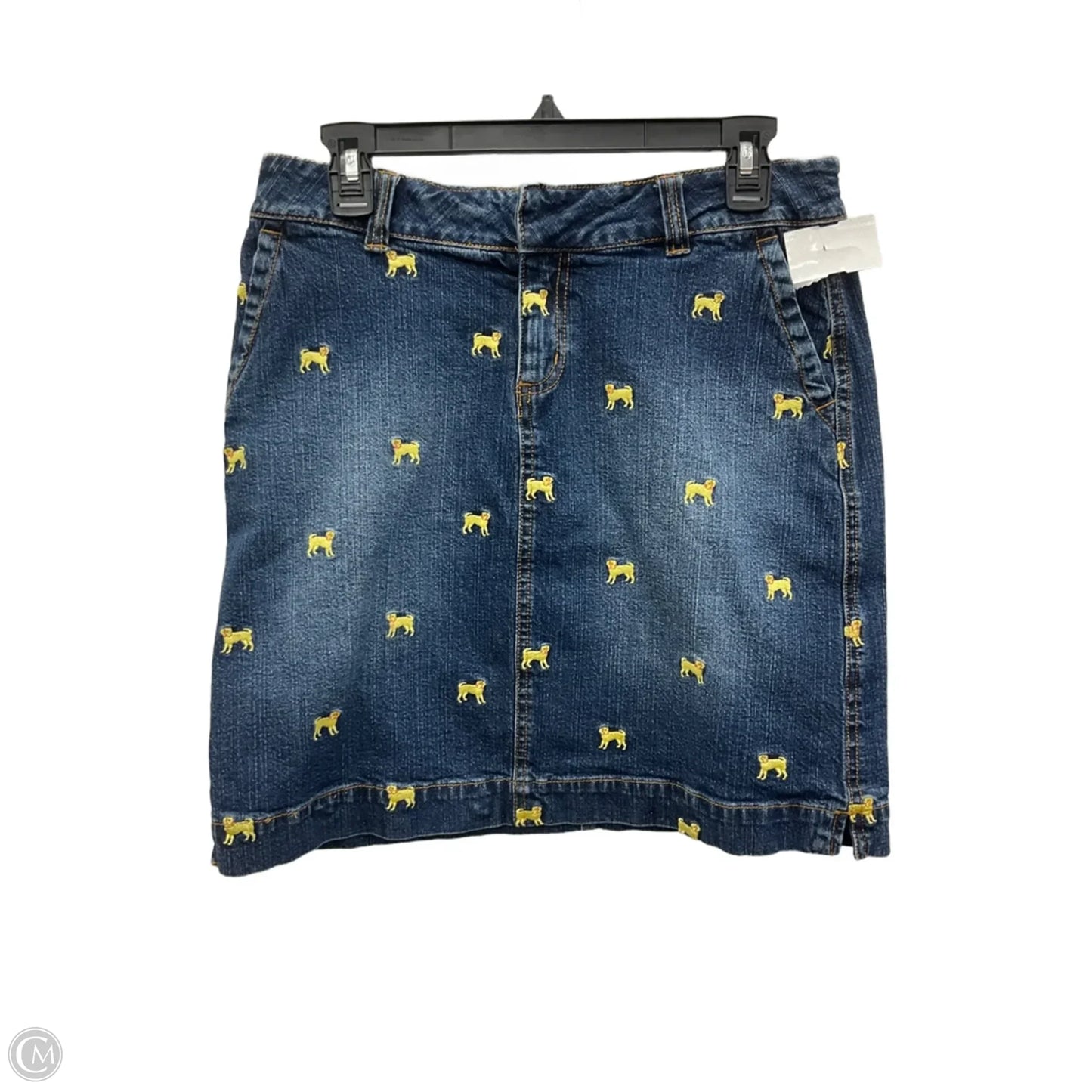 Skirt Designer By Lilly Pulitzer In Blue Denim, Size: 4