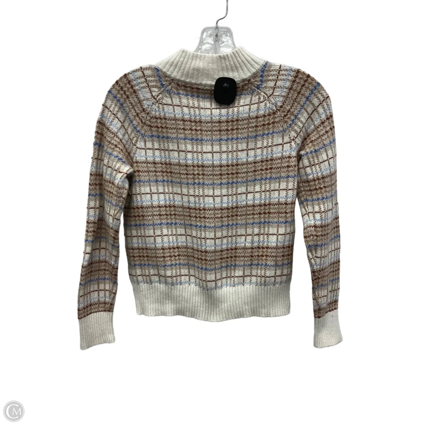 Cardigan By Talbots In Plaid Pattern, Size: Sp
