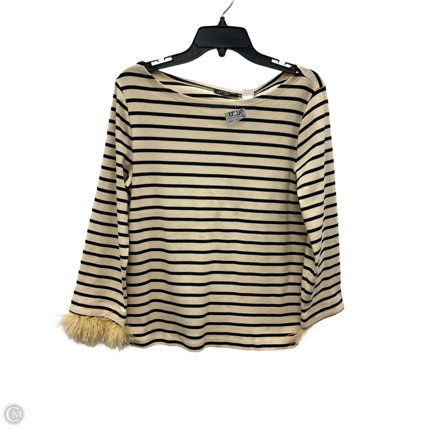 Top Long Sleeve By J. Crew In Striped Pattern, Size: M
