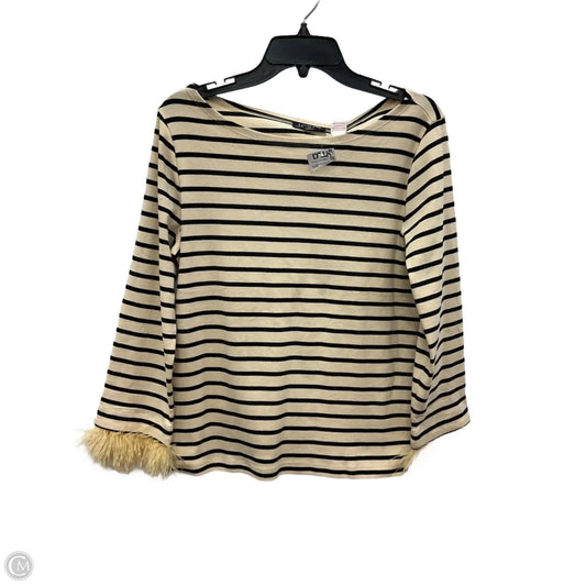 Top Long Sleeve By J. Crew In Striped Pattern, Size: M
