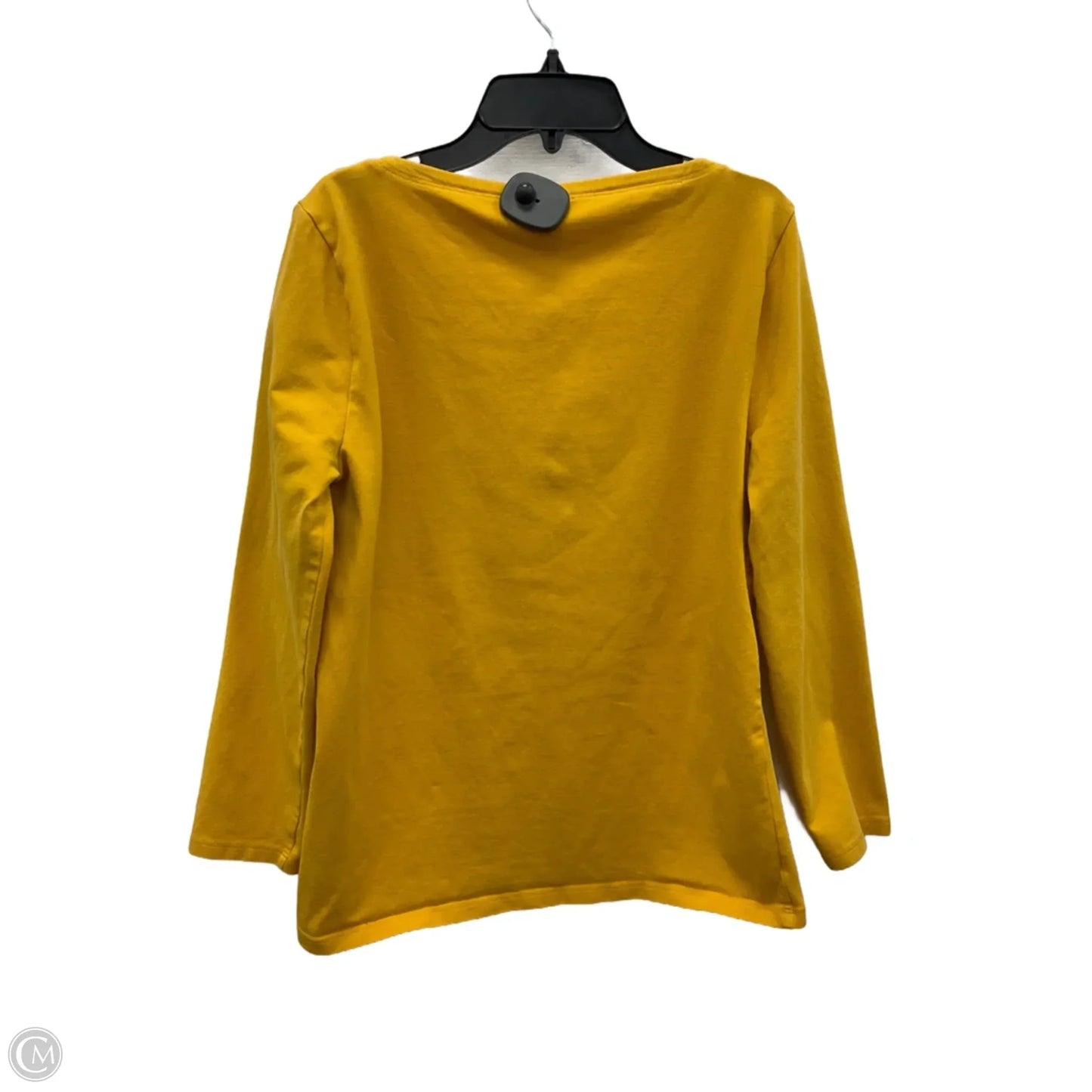 Top 3/4 Sleeve By J. Crew In Yellow, Size: M